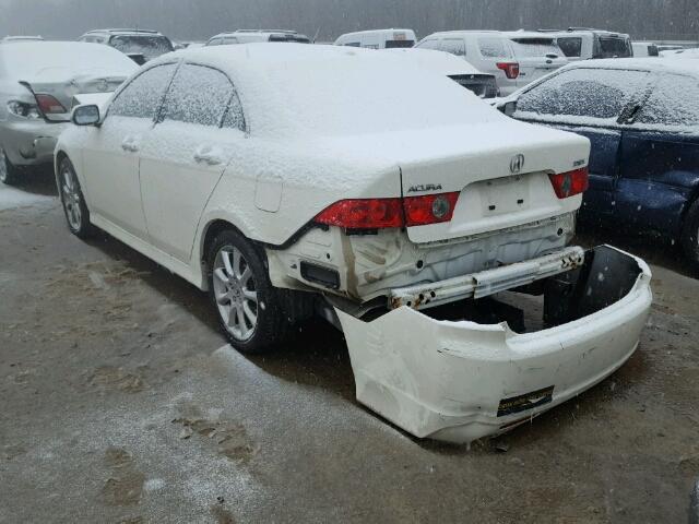 JH4CL96827C002717 - 2007 ACURA TSX WHITE photo 3