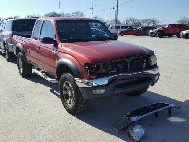 5TESM92N83Z284654 - 2003 TOYOTA TACOMA XTR MAROON photo 1