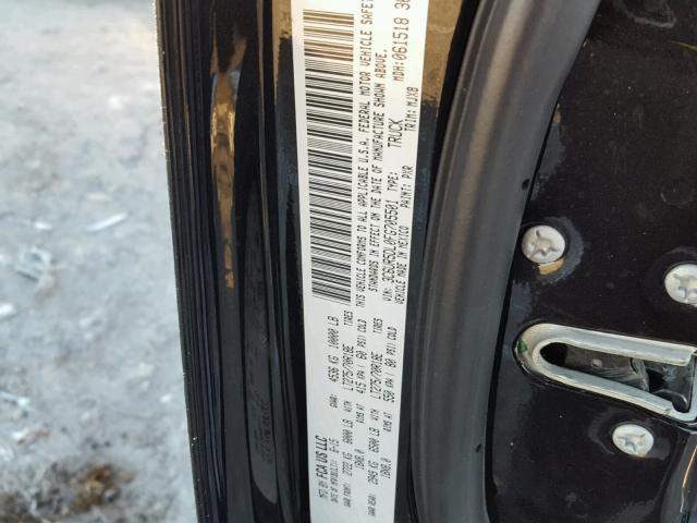 3C6UR5DL0FG705501 - 2015 RAM 2500 SLT BLACK photo 10