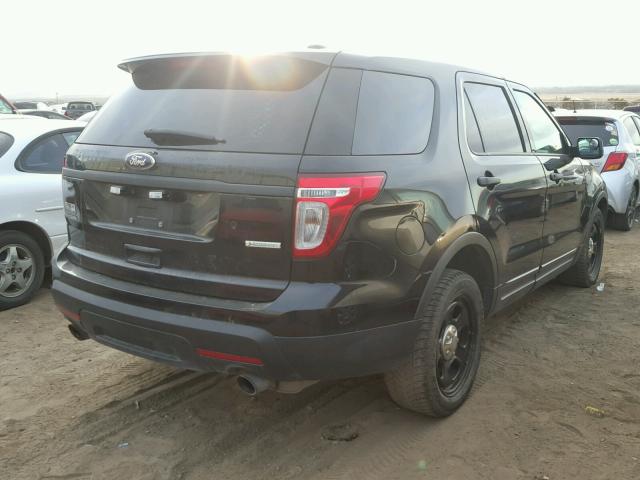 1FM5K8AT2EGC26204 - 2014 FORD EXPLORER P BLACK photo 4