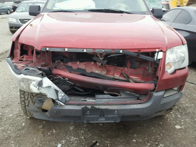 1FMEU73E86UB05943 - 2006 FORD EXPLORER X MAROON photo 9