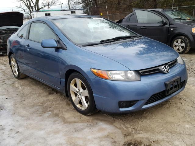 2HGFG12858H551290 - 2008 HONDA CIVIC EX BLUE photo 1