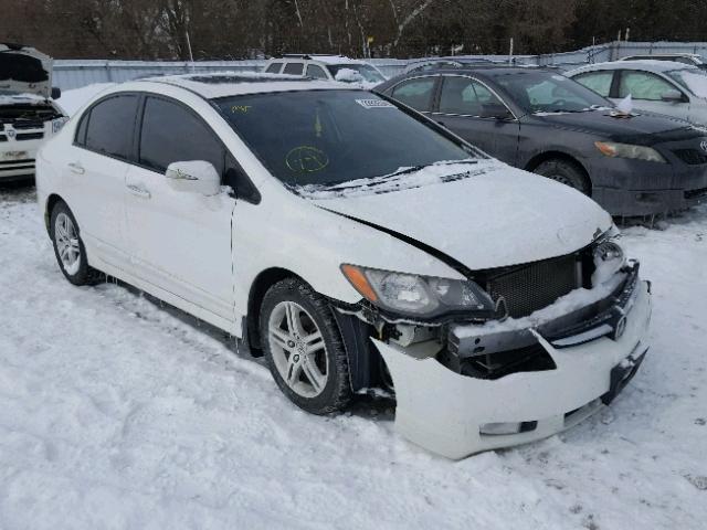 2HHFD567X8H201795 - 2008 ACURA CSX TECHNO WHITE photo 1