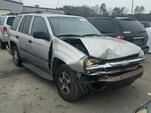 1GNDS13S542337621 - 2004 CHEVROLET TRAILBLAZE SILVER photo 1