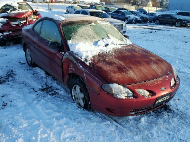 3FAKP1133XR231235 - 1999 FORD ESCORT ZX2 RED photo 1