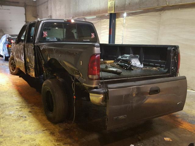 1FTWW33F02EC42996 - 2002 FORD F350 SUPER GRAY photo 3