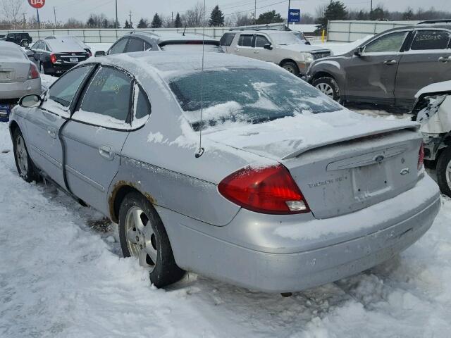 1FAFP53U43A233157 - 2003 FORD TAURUS SE SILVER photo 3