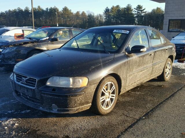 YV1RH592972624406 - 2007 VOLVO S60 2.5T BLACK photo 2