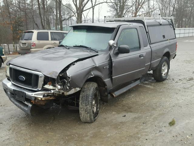 1FTZR45E44TA06977 - 2004 FORD RANGER SUP GRAY photo 2