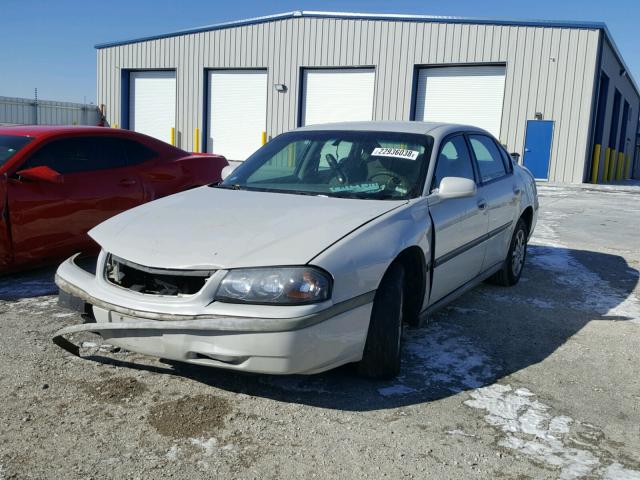 2G1WF52E539409550 - 2003 CHEVROLET IMPALA WHITE photo 2