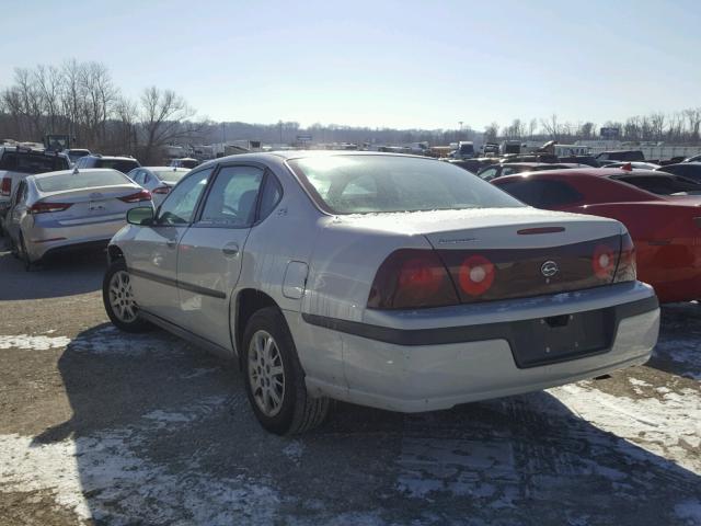 2G1WF52E539409550 - 2003 CHEVROLET IMPALA WHITE photo 3