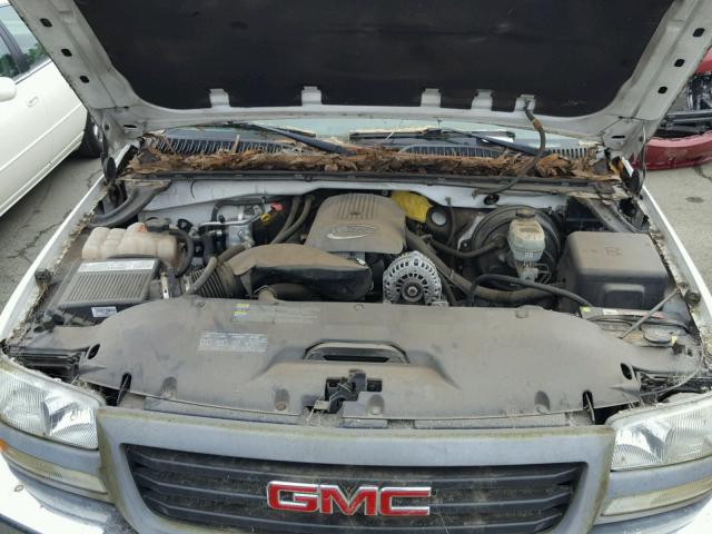 1GTEC14VX5Z900626 - 2005 GMC NEW SIERRA WHITE photo 7