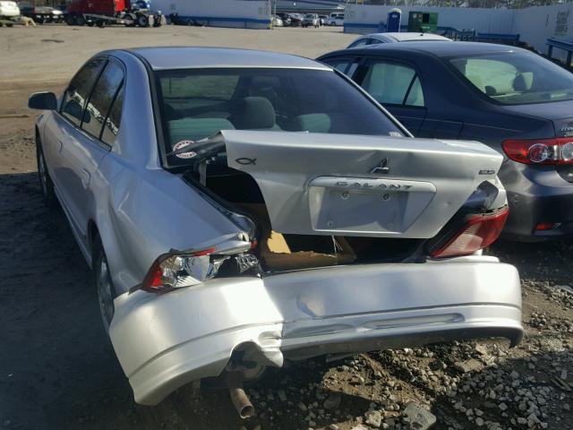 4A3AA46G83E078155 - 2003 MITSUBISHI GALANT ES SILVER photo 3