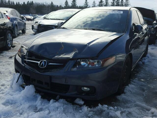 JH4CL96855C802490 - 2005 ACURA TSX GRAY photo 2