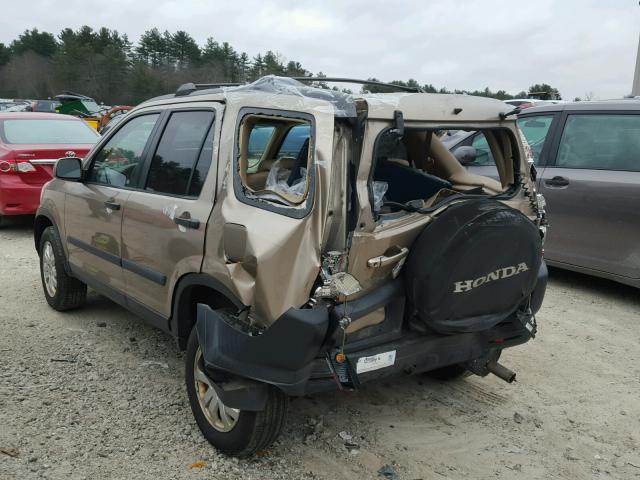 SHSRD78806U418687 - 2006 HONDA CR-V EX BEIGE photo 3