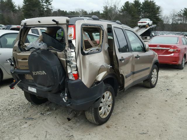 SHSRD78806U418687 - 2006 HONDA CR-V EX BEIGE photo 4