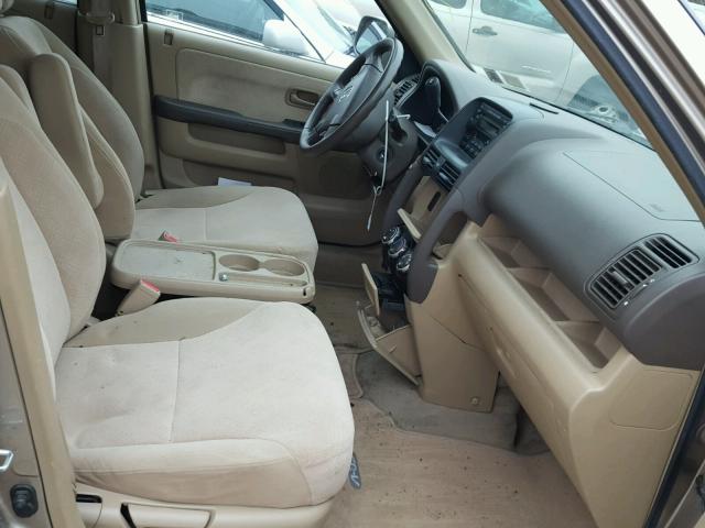 SHSRD78806U418687 - 2006 HONDA CR-V EX BEIGE photo 5