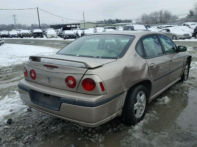 2G1WH52K939194447 - 2003 CHEVROLET IMPALA LS TAN photo 4