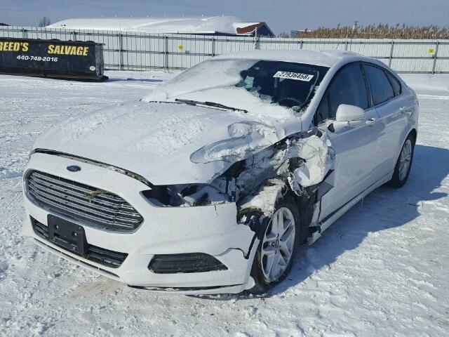 1FA6P0H73G5113435 - 2016 FORD FUSION SE WHITE photo 2