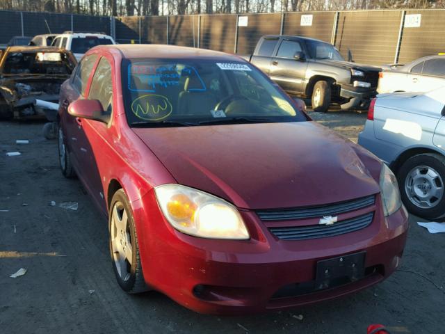 1G1AM55B377290132 - 2007 CHEVROLET COBALT SS RED photo 1