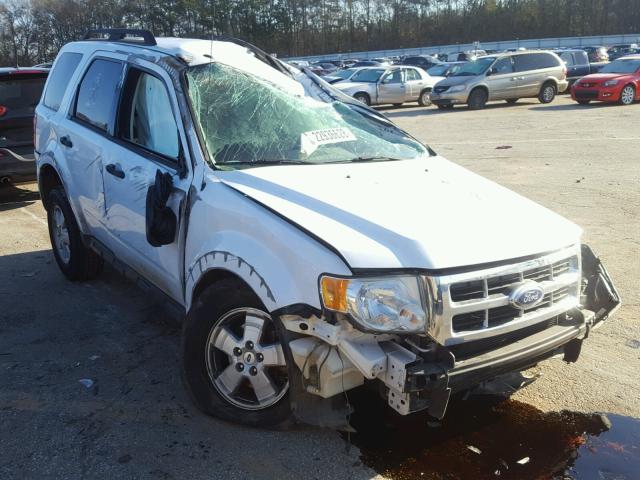 1FMCU0D7XBKC12853 - 2011 FORD ESCAPE XLT WHITE photo 1