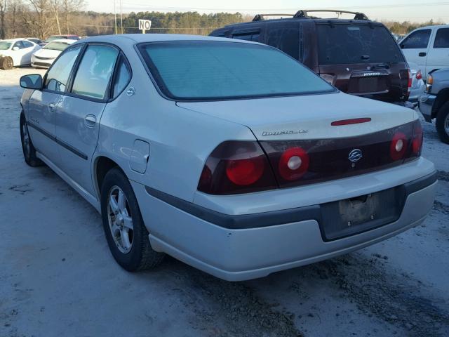 2G1WH52KX39445993 - 2003 CHEVROLET IMPALA LS SILVER photo 3