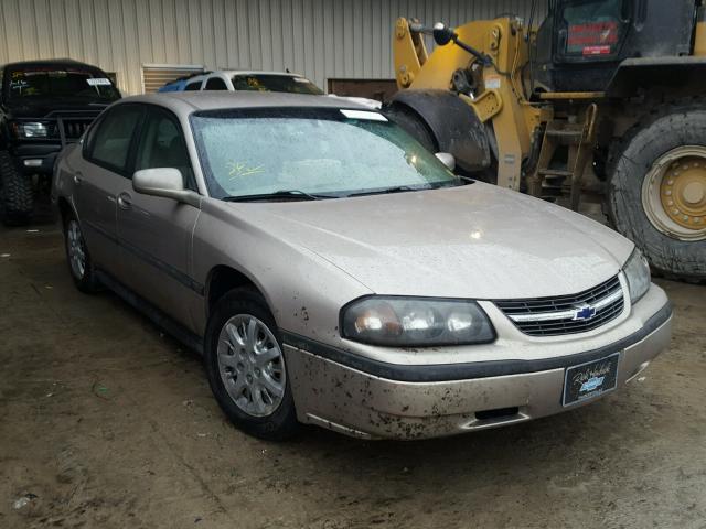 2G1WF52E139322468 - 2003 CHEVROLET IMPALA GOLD photo 1