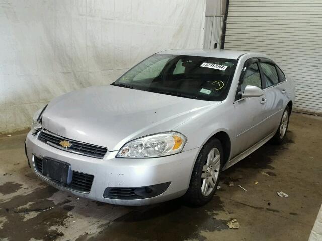 2G1WG5EK6B1277491 - 2011 CHEVROLET IMPALA LT SILVER photo 2