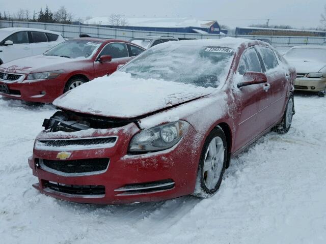 1G1ZC5E02CF288389 - 2012 CHEVROLET MALIBU 1LT RED photo 2