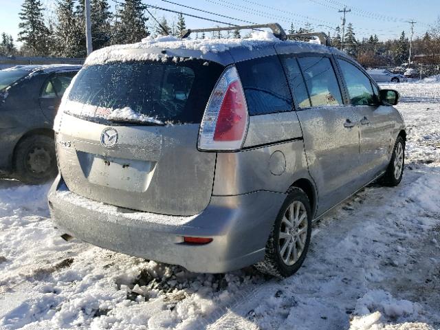 JM1CR2W31A0384047 - 2010 MAZDA 5 GRAY photo 4