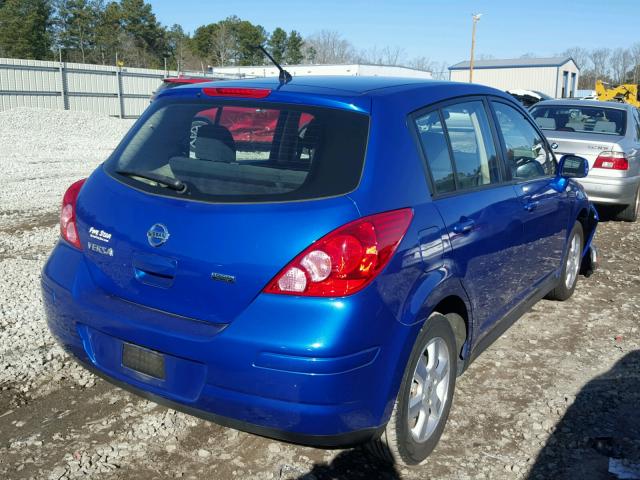 3N1BC1CP7CK280451 - 2012 NISSAN VERSA S BLUE photo 4