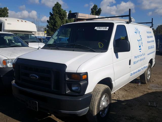 1FTNE2EL7ADA69431 - 2010 FORD ECONOLINE WHITE photo 2