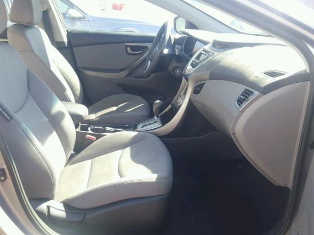 KMHDH4AE0CU278210 - 2012 HYUNDAI ELANTRA GL SILVER photo 5