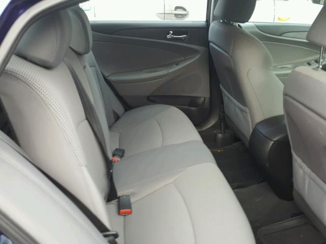 5NPEB4AC7DH799672 - 2013 HYUNDAI SONATA GLS BLUE photo 6