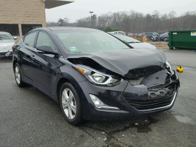 5NPDH4AE6GH725191 - 2016 HYUNDAI ELANTRA SE BLACK photo 1