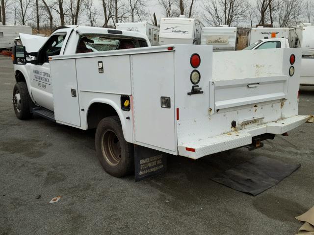 1FDRF3H60DEB52834 - 2013 FORD F350 SUPER WHITE photo 3