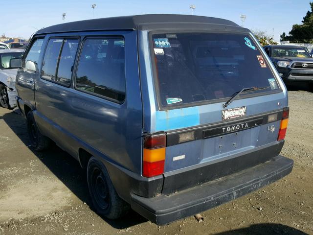 JT3YR26W9G5017526 - 1986 TOYOTA VAN WAGON BLUE photo 3