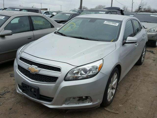 1G11E5SA3DF170342 - 2013 CHEVROLET MALIBU 2LT SILVER photo 2