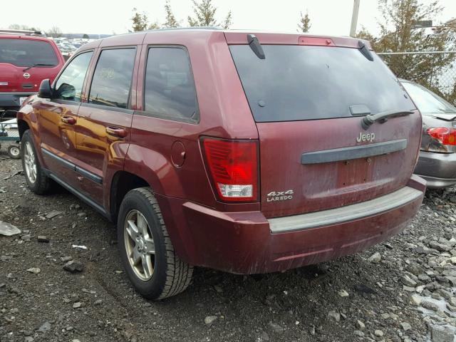 1J8GR48K47C679936 - 2007 JEEP GRAND CHER RED photo 3