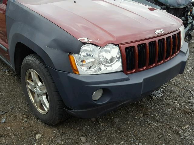 1J8GR48K47C679936 - 2007 JEEP GRAND CHER RED photo 9