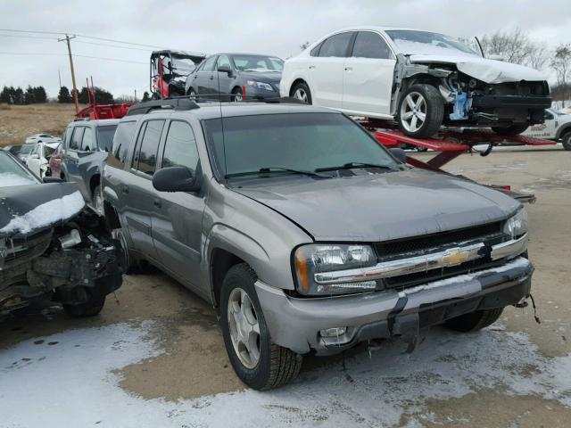 1GNET16S756153305 - 2005 CHEVROLET TRAILBLAZE GRAY photo 1