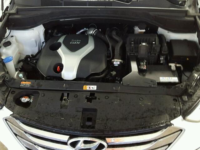 5XYZU3LA7EG224059 - 2014 HYUNDAI SANTA FE S 白色 照片 7