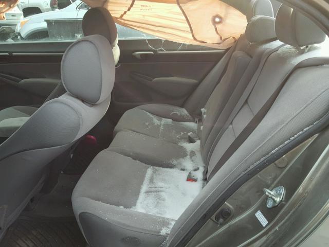 2HGFA15886H525034 - 2006 HONDA CIVIC EX ნაცრისფერი ფოტო 6