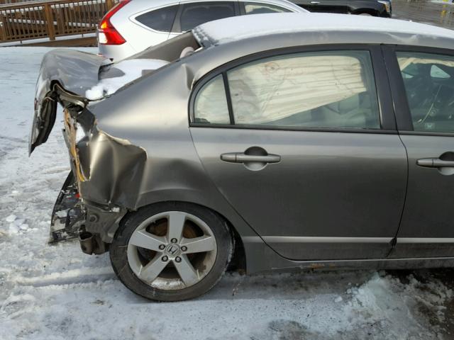 2HGFA15886H525034 - 2006 HONDA CIVIC EX ნაცრისფერი ფოტო 9