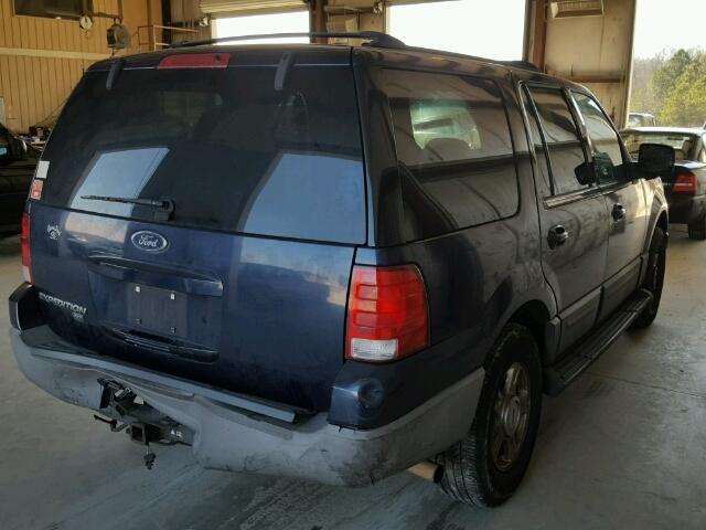 1FMRU15W33LA64711 - 2003 FORD EXPEDITION BLUE photo 4