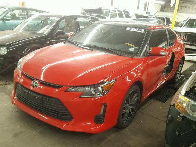 JTKJF5C79FJ006500 - 2015 TOYOTA SCION TC 红色 照片 2