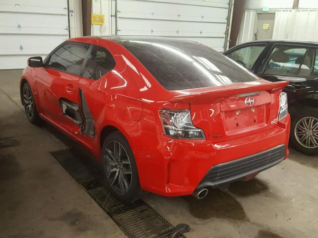 JTKJF5C79FJ006500 - 2015 TOYOTA SCION TC 红色 照片 3