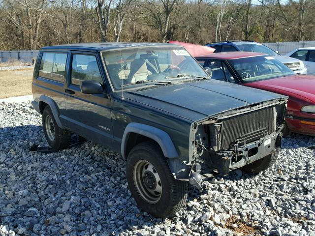 1J4FF27S7XL675908 - 1999 JEEP CHEROKEE S GREEN photo 1