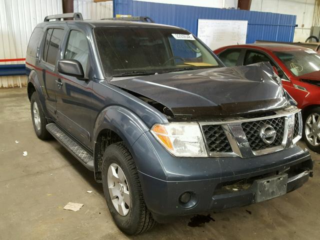 5N1AR18W45C758269 - 2005 NISSAN PATHFINDER BLUE photo 1