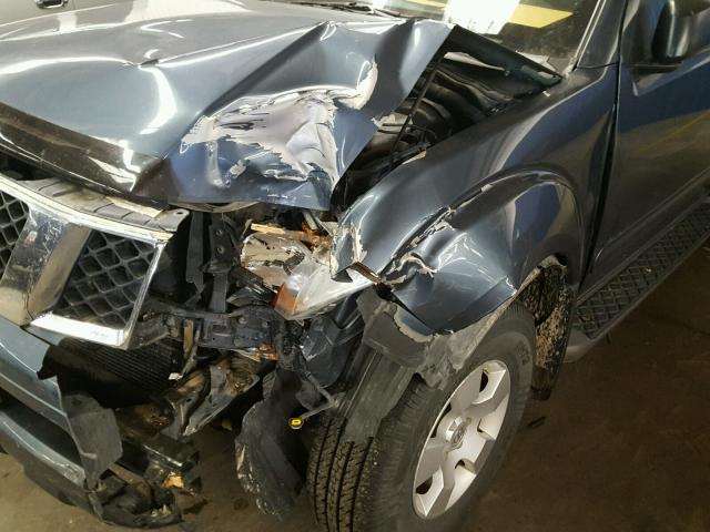 5N1AR18W45C758269 - 2005 NISSAN PATHFINDER BLUE photo 9